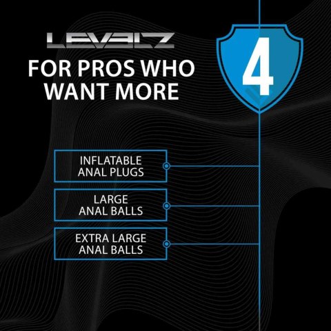Kulki analne silikonowe okrągłe Levelz L 40mm czarne Levelz