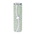 Mini wibrator pomadka Loveline zielony z 4 końcówkami USB Loveline