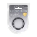 Pierścień erekcyjny silikonowy Levelz L 42 mm czarny Levelz