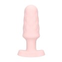 Plug analny wibrujący z pilotem Loveline Velvet różowy 9,8 cm Loveline
