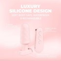 Plug analny wibrujący z pilotem Loveline Velvet różowy 9,8 cm Loveline