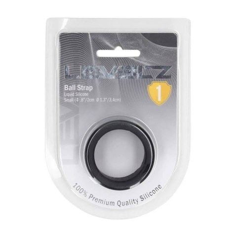 Rozciągacz jąder silikonowy Levelz S 34mm czarny Levelz