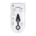 Silikonowy korek analny z pętlą Levelz M czarny 12 cm Levelz