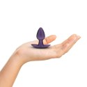 Smooth Silicone Anal Plug - Small - 2.6 / 6,5 cm - Metallic Purple Ouch!