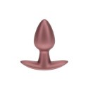 Smooth Silicone Anal Plug - Small - 2.6 / 6,5 cm - Rose Gold Ouch!