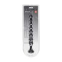 Sonda analna żebrowana Levelz silikonowa czarna 26,7 cm Levelz