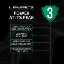 Vibrating Silicone Anal Plug with Loop - Black Levelz