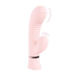 Wibrator króliczek Loveline Mystique żebrowany różowy 15,9 cm Loveline