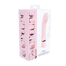 Wibrator punktu G żebrowany silikonowy Loveline Divine różowy 16 cm Loveline