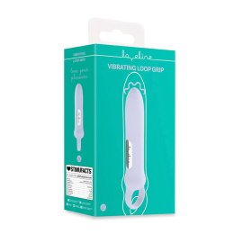 Wibrator z silikonową pętlą Loveline lawendowy 12,6 cm Loveline