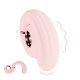 Wibrator z wirującymi koralikami Perles Loveline różowy 11 8 cm Loveline