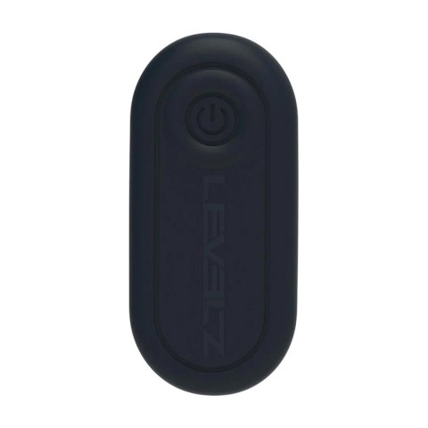Wibrujący koralikowy korek analny silikonowy Levelz czarny 20 cm Levelz