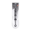 Zakrzywione silikonowe kulki analne Levelz czarne 29,5 cm Levelz