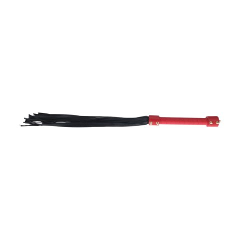 Flogger Milan Collection Ouch czarny czerwony Ouch!