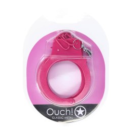 Kajdanki metalowe Ouch! różowe 24 cm Ouch!