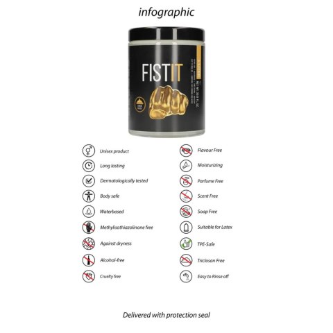Lubrykant na bazie wody Fist It słoik 1000 ml Fist It
