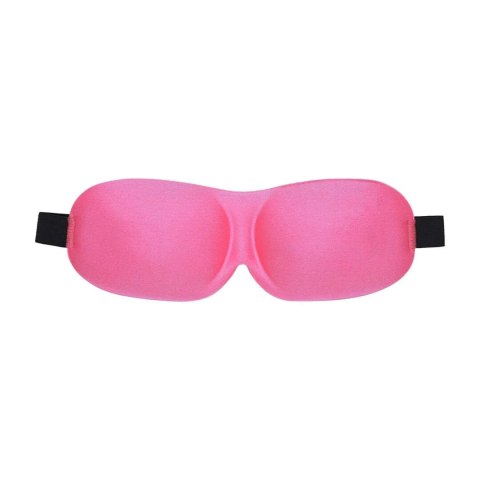 Opaska na oczy 3D Ouch poliestrowa różowa Ouch!