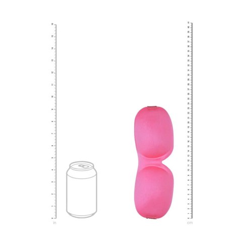 Opaska na oczy 3D Ouch poliestrowa różowa Ouch!