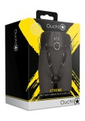 Pas z uchwytem na wibrator Ouch! czarny PU Ouch!