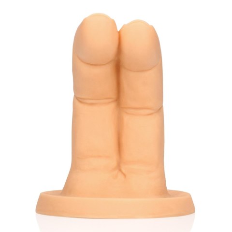 Dildo palcowe Cum Over S Line cieliste S-Line