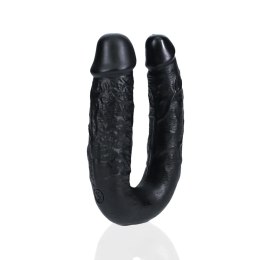 Dildo podwójne w kształcie U RealRock 12,7 cm czarny RealRock