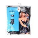 Kostium policjantki wetlook S Line czarny S/M S-Line