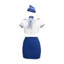 Kostium stewardessy S Line niebiesko biały S/M S-Line
