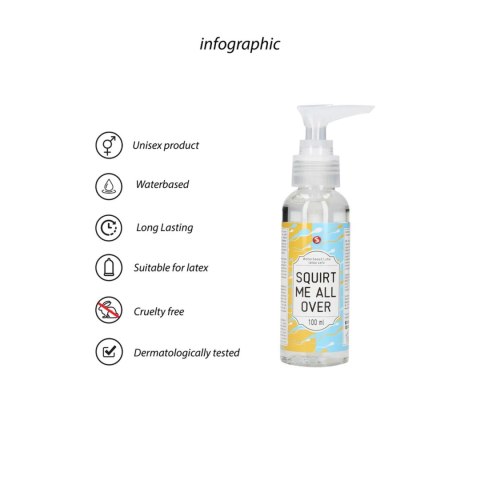 Lubrykant na bazie wody S-Line Squirt Me All Over 100 ml S-Line