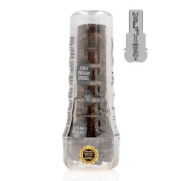 Masturbator TPE Easy Rider RealRock czarny 21,5 cm RealRock