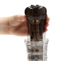 Masturbator TPE Easy Rider RealRock czarny 21,5 cm RealRock