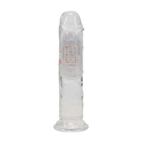 Wibrator LED RealRock przezroczysty TPE 16,5 cm RealRock