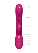 Wibrator króliczek Vive Tama różowy USB 27,6 cm Vive