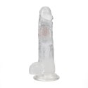 Wibrator realistyczny RealRock przezroczysty 22,5 cm RealRock