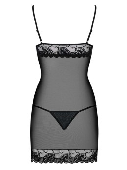 Koronkowa prześwitująca koszulka z stringami Wonderia Obsessive L/XL Obsessive