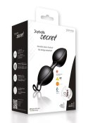 Kulki Joyballs Secret silikonowe czarne 11 cm JoyDivision
