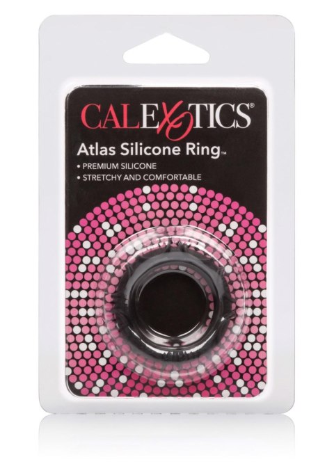 Pierścień erekcyjny silikonowy Atlas Calexotics czarny CalExotics