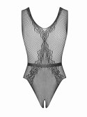 Seksowne body Obsessive z błyszczącą kokardką S/M/L Obsessive