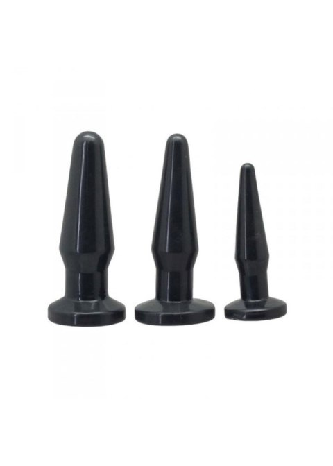 Zestaw korków analnych TPE Toyz4lovers fioletowy 3 rozmiary Toyz4lovers