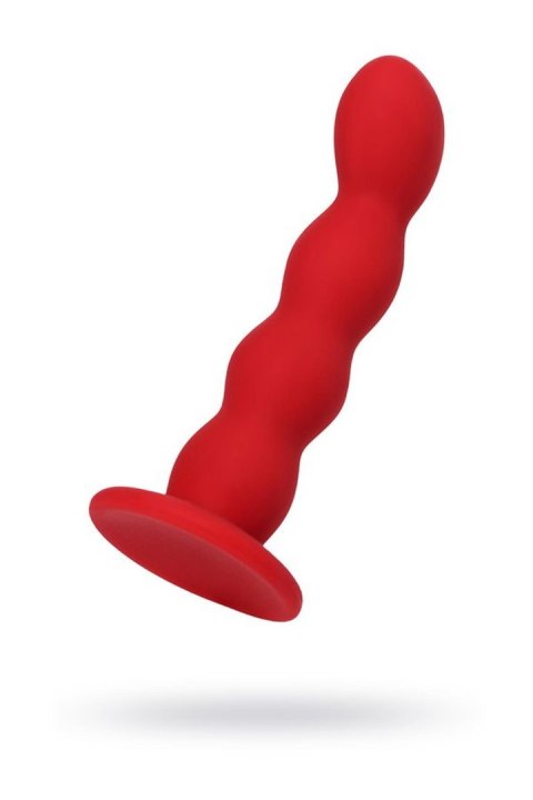 Dildo analne małe faliste czerwone Favorite ToDo z przyssawką ToDo by TOYFA