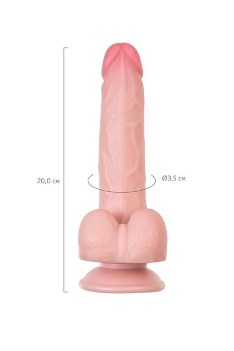 Dildo realistyczne My Pretty RealStick cieliste TPE 20 cm RealStick Nude by TOYFA