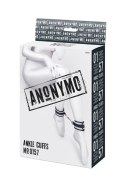 Kajdanki na kostki poliestrowe srebrne Anonymo 28,5 cm Anonymo by TOYFA