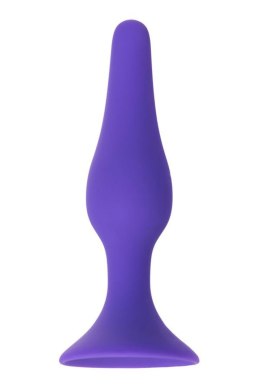 Korek analny silikonowy z przyssawką A-Toys fioletowy 10 cm A-Toys
