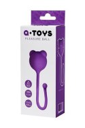 Kulki waginalne silikonowe AToys fioletowe 12 cm A-Toys