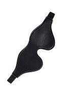 Maska Anonymo skóra PU z printem czarna 26 cm Anonymo by TOYFA