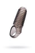 Nakładka na penisa XLover TPE przezroczysty czarny 11 cm XLover by TOYFA