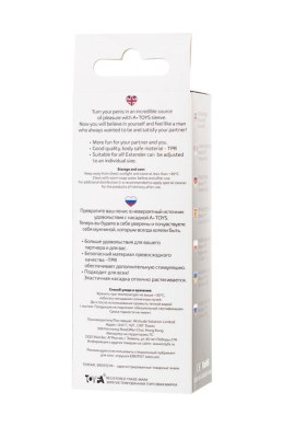 Osłona na penisa transparentna TPR A-Toys 15 cm A-Toys
