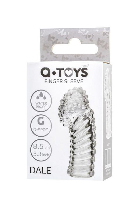 Przedłużka silikonowa A Toys Dale transparentna 8,5 cm A-Toys