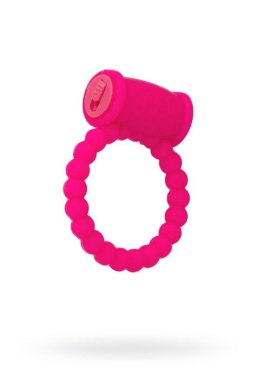Silikonowy wibrujący pierścień erekcyjny AToys różowy 3.5 cm A-Toys
