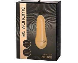 Stymulator łechtaczki Mirage WANAME DSPLASH złoty USB 9 cm WANAME D-SPLASH