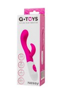 Wibrator króliczek Nessy A Toys silikonowy różowy 20 cm A-Toys